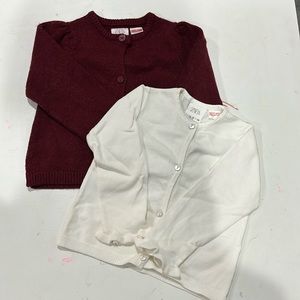 Zara Cardigan Toddler Girl Size 12-18 Button Down Bundle Lot Knit